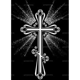 Гравировка крест №13