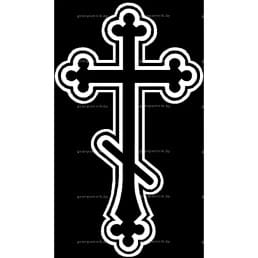 Гравировка крест №8