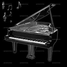 Гравировка музыкальный инструмент №3