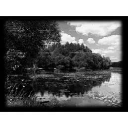 Гравировка пейзаж №14