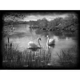 Гравировка пейзаж №7