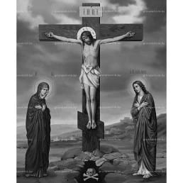 Гравировка религиозный сюжет №12