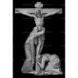 Гравировка религиозный сюжет №17