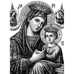 Гравировка религиозный сюжет №22