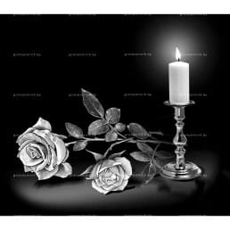 Гравировка свечи №17