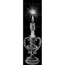 Гравировка свечи №2