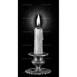 Гравировка свечи №22