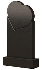 Стела вертикальная с сердцем СВС-1 — Сердца