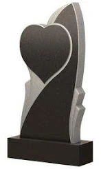 Стела вертикальная с сердцем СВС-12 — Сердца