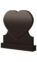 Стела вертикальная с сердцем СВС-17 — Сердца