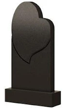 Стела вертикальная с сердцем СВС-2 — Сердца