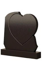 Стела вертикальная с сердцем СВС-20 — Сердца