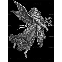 Гравировка ангелы №14