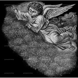 Гравировка ангелы №3