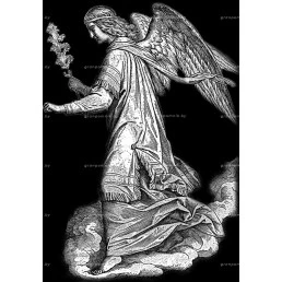 Гравировка ангелы №6