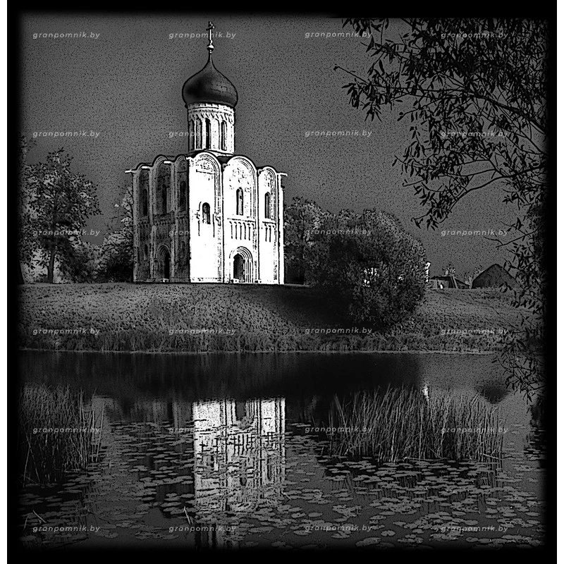 Гравировка Церкви 002