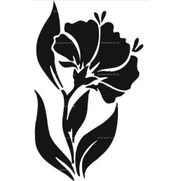 Гравировка цветы №16