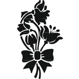 Гравировка цветы №20