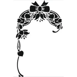 Гравировка цветы №21