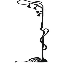 Гравировка цветы №23