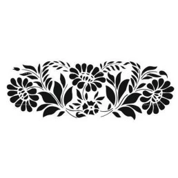 Гравировка цветы №3