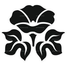 Гравировка цветы №4