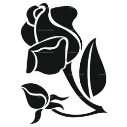 Гравировка цветы №5