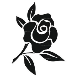 Гравировка цветы №7