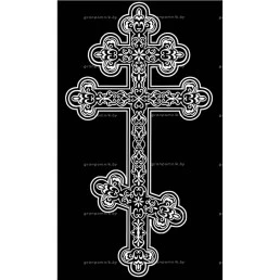 Гравировка крест №16
