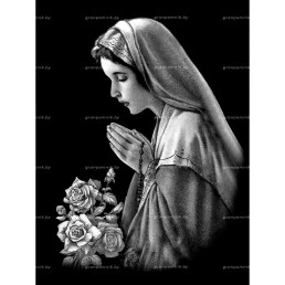 Гравировка религиозный сюжет №1