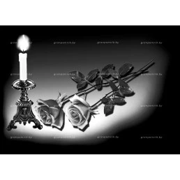 Гравировка свечи №16