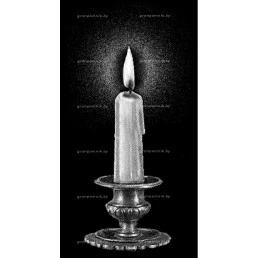 Гравировка свечи №22